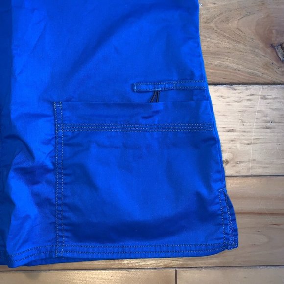 🍃2/$20🍃Dickies Women's Gen Flex V-Neck Scrub Top, Royal Blue, XXS - Picture 5 of 12